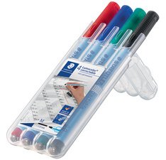 Feutre Staedtler Lumocolor 305 Correctable non permanent M set 4 pièces