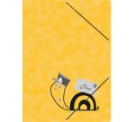 RNK Chemise à élastiques 'poste' avec bande élastique, jaune