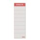 Etiquette pour dos de classeur, 60 x 190 mm, blanc