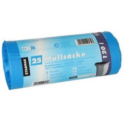 Sac poubelle HDPE, 240 litres, noir