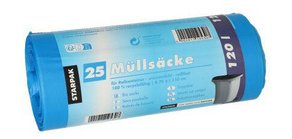 Sac poubelle HDPE, 240 litres, noir
