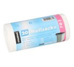 Sac poubelle HDPE, 70 litres, transparent