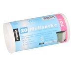 Sac poubelle HDPE, 70 litres, transparent