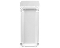 Assiette carton pour saucisse 'pure', blanc