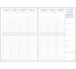 Recharge semainier SAD 29 21 x 29.7 cm Septembre 2025 à Décembre 2026-16 mois.