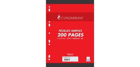 Losse vellen CONQUERANT SEPT 210 x 297 mm geruit