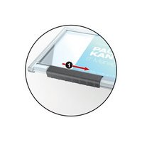 Porte-badge PUSHBOX TRIO, transparent