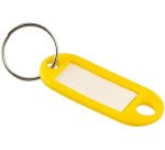 Porte-clés avec anneau, diamètre: 18 mm, assorti