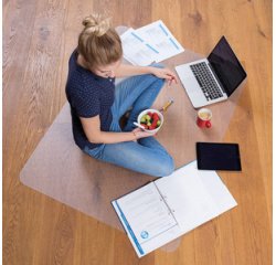 Tapis de protection pour sols durs, transparent