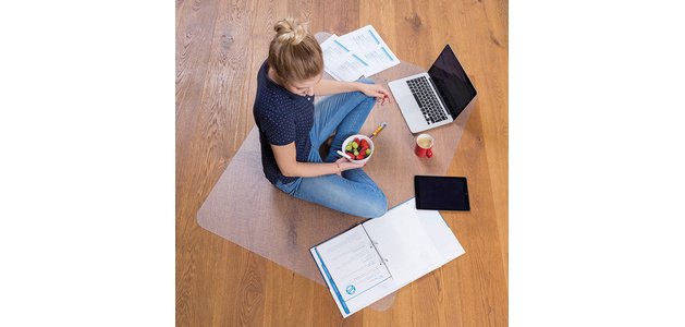 Tapis de protection pour sols durs, transparent