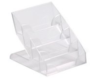 Display voor visitekaartjes, hard plastic