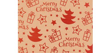 Papier cadeau de Noël 'Elan Xmas'
