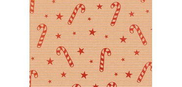Papier cadeau de Noël 'Sucre d'orge Xmas'