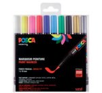 Marqueur à pigment PCF-350, étui de 10, assorti