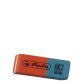 Gomme en caoutchouc naturel, couleur: bleu/rouge