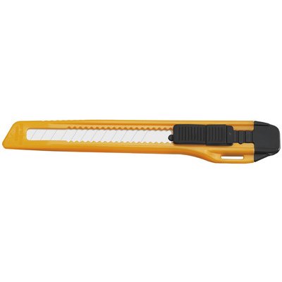 Cutter Office, lame: 9 mm, orange / noir
