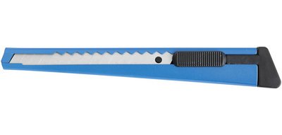 Cutter en métal Office, lame: 9 mm