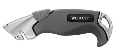 Cutter de sécurité en aluminium Westcott Alloy 18 mm