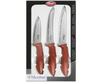 Set de couteaux, 3 pièces, rouge
