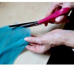 Ciseaux cranteurs, coupe en zigzag, longueur: 210 mm