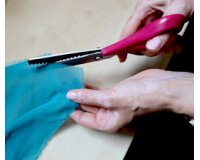 Ciseaux cranteurs, coupe en zigzag, longueur: 210 mm