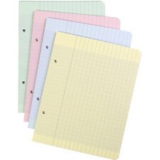 "Clairefontaine Single Coloured Sheets, 170x220, Seyes ruling, 100 pages ,Assorted Colours" - Assortment