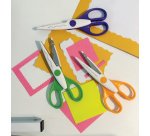 Set of pinking shears, set of 3, assorted