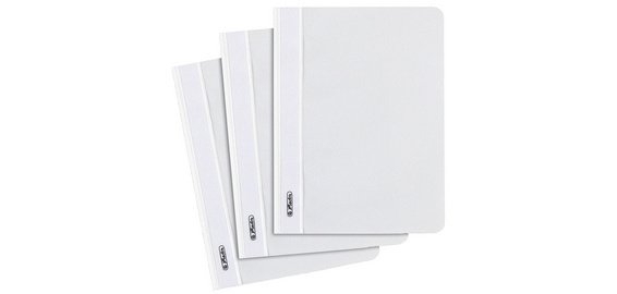 Chemise à lamelle, A5, en film PP, blanc