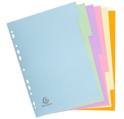Div Forever Divider A4 170g 10P Pastel - Assorted colours
