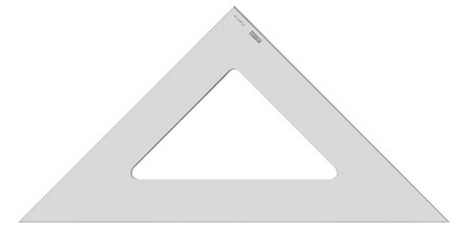 Gefräster Plexi-Winkel, Hypotenuse: 707 mm