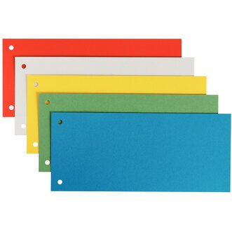 Tabbladen voor A4-formaat, geassorteerde kleuren