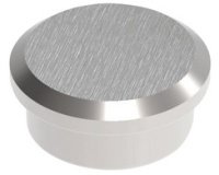 Aimant puissant néodyme, diamètre: 22 mm, nickelé