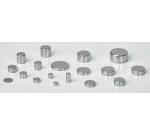 Aimant néodyme en forme de pastille, 5 mm, argent