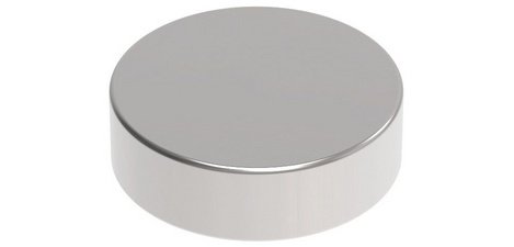MAUL aimant pastille neodymium, ft 10 x 10 mm, résistance 4 kg, argent, blister de 10 pièces