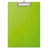 Porte-bloc, A4, plastifié, vert clair