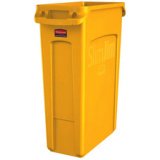 Slim Jim Waste Collector, 87 liters, yellow