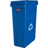 Slim Jim Waste Collector, 87 liters, blue