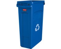 Collecteur de déchets Slim Jim 87 litres avec conduits