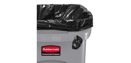 Collecteur de déchets Slim Jim 87 litres avec conduits