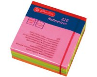 Bloc-notes adhésifs, 75 x 75 mm, couleurs fluo