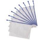 by tarifold Pochette à zip ZIPPER, A4, PVC, bleu