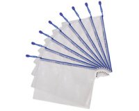 by tarifold Pochette à zip ZIPPER, A4, PVC, bleu