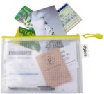 by tarifold Zipper Pouch, A4, PVC, Blue