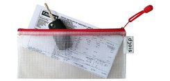 by tarifold ZIPPER zip pouch, checkbook size