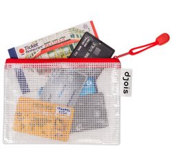 Pochette à zip ZIPPER, A6, PVC