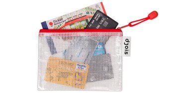 Pochette à zip ZIPPER, A6, PVC