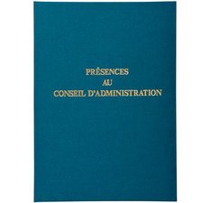 Register of board meeting attendance Exacompta 71E 29.7 x 21 cm 100 pages.