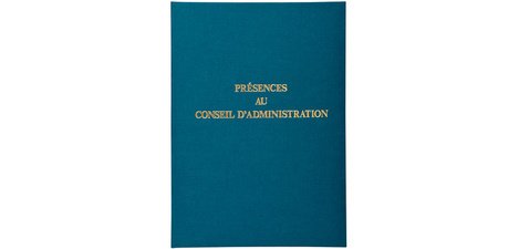 Register of board meeting attendance Exacompta 71E 29.7 x 21 cm 100 pages.