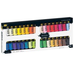Peinture acrylique SOLO Goya Acrylic, 20ml, kit de 32