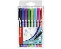 Feutre à pointe fine sensor F, étui plastique de 8